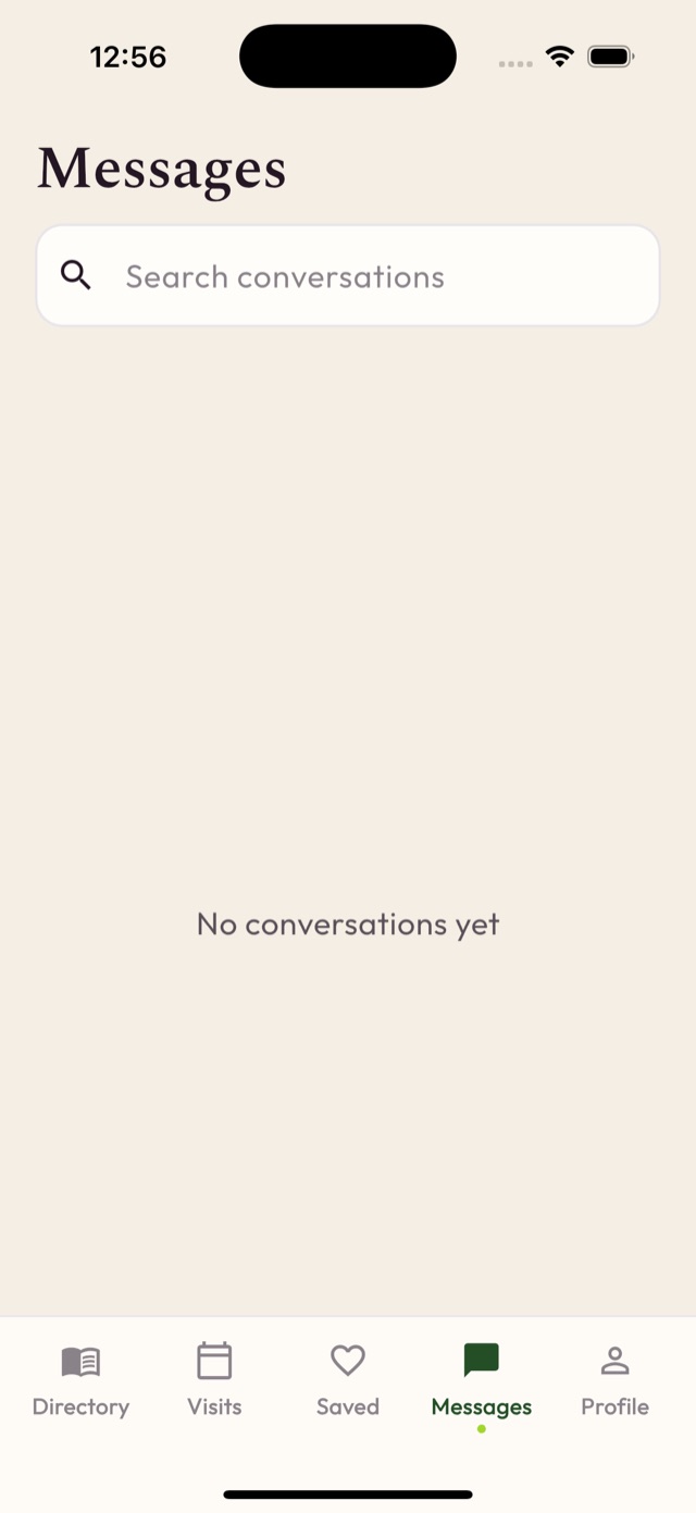 Secure messaging with a physician